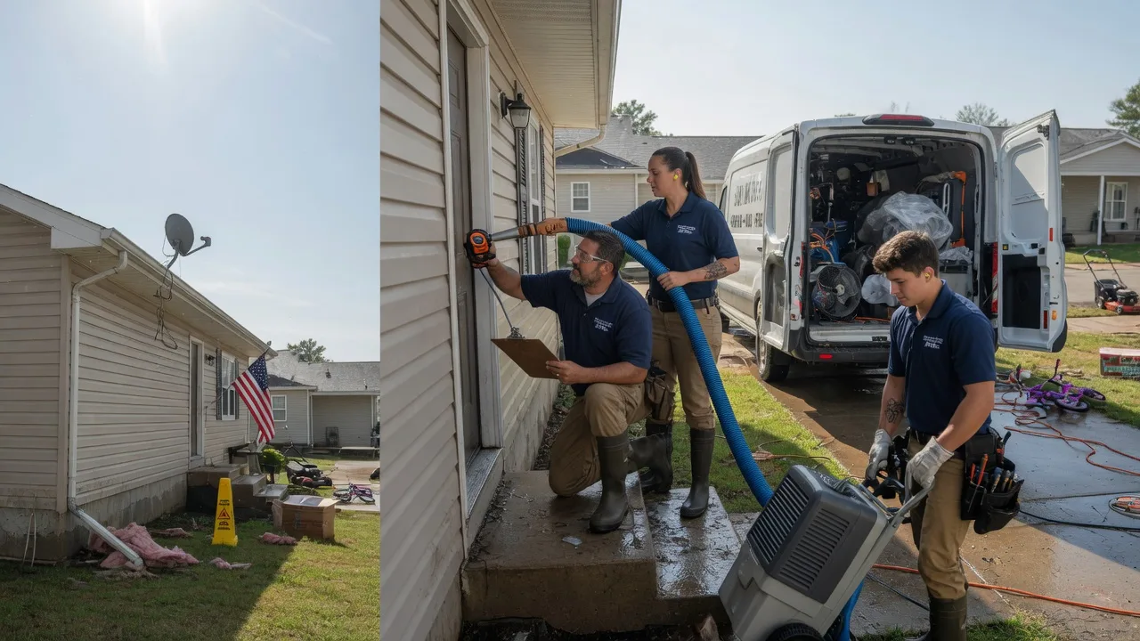 Ceiling Water Damage Restoration in Huntingdon, TN near me