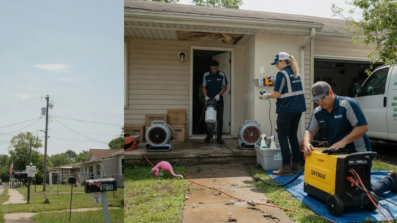 Storm Damage Water Removal in Huntingdon, TN near me